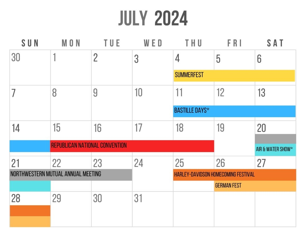 Crazy Busy Summer Planned For Milwaukee In 2024