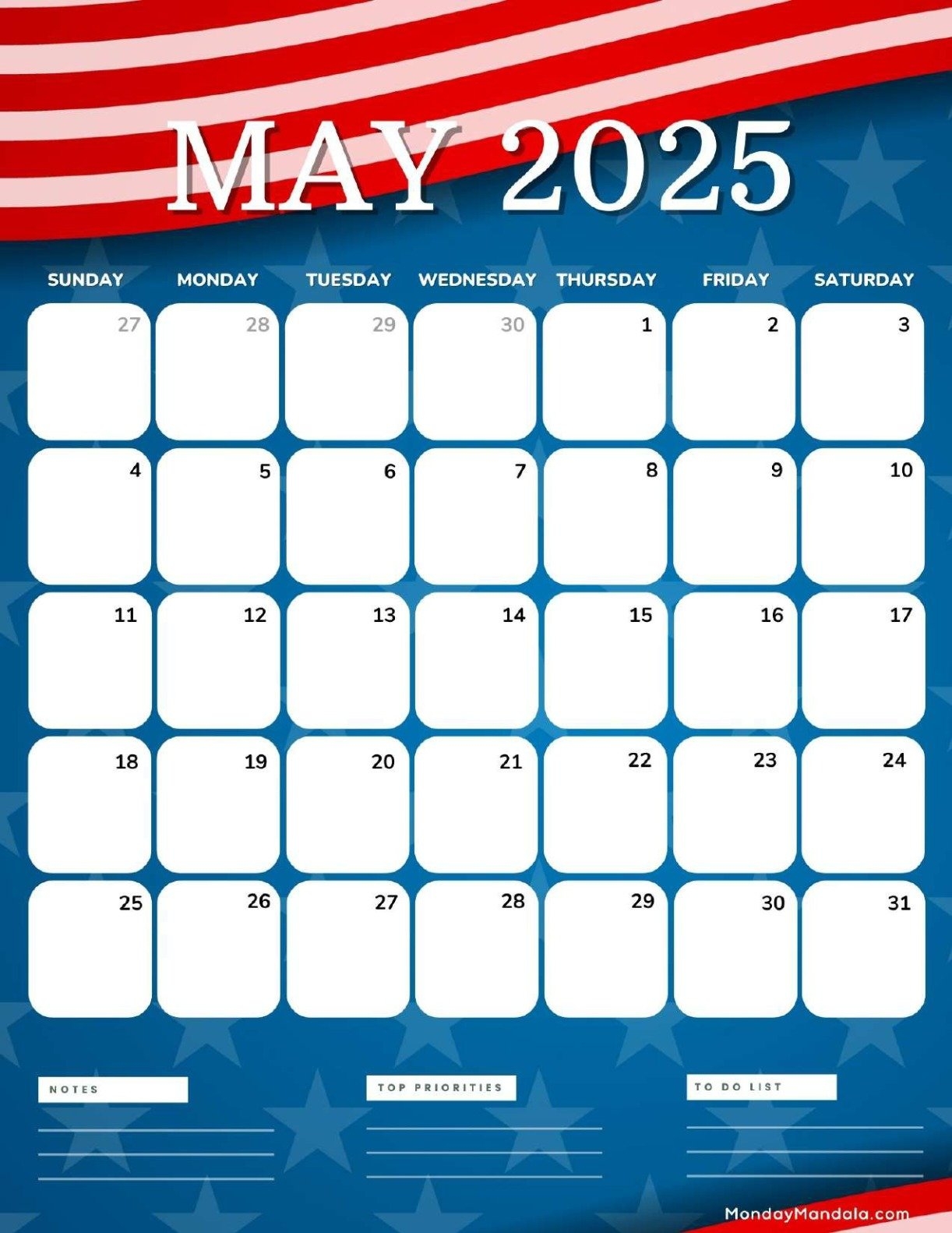 May 2025 Calendar 52 Free PDF Printables 