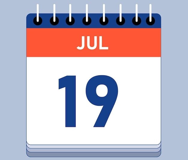 Calendar Emoji July 19 2025