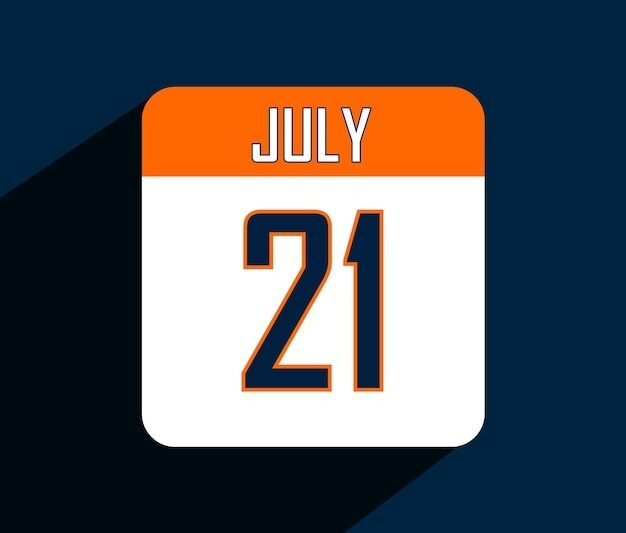 Calendar Emoji July 21 2025
