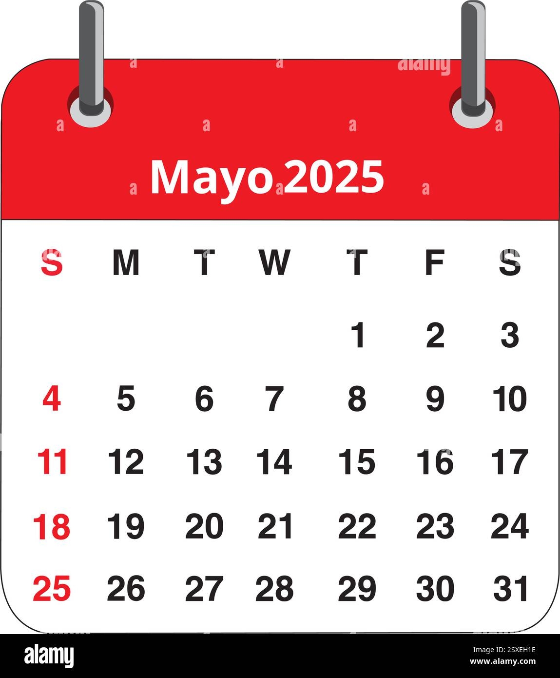 Spanish Calendar 2025 Hi res Stock Photography And Images Alamy